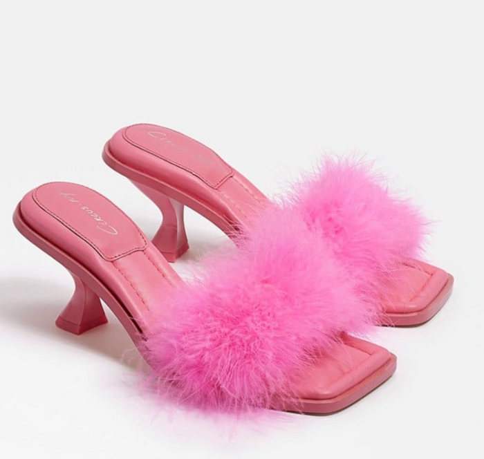 The Pink Furry Heel