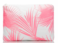 Pink Palm Waterproof Pouch Bag by Aloha