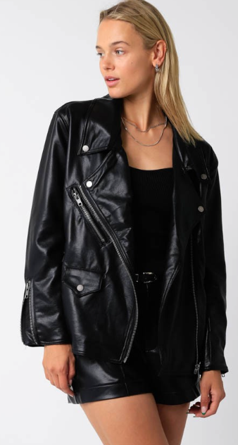 Vegan Leather Jacket