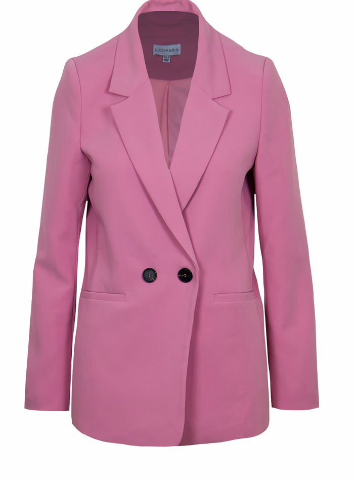 Pink Blazer and Trouser by Lucy Paris