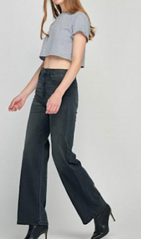 Dad Jeans Stretchy in Black by Hidden Jeans