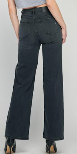 Dad Jeans Stretchy in Black by Hidden Jeans