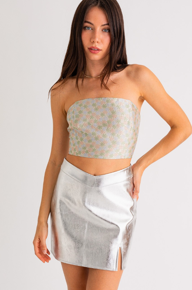 Jacquard Tube Top