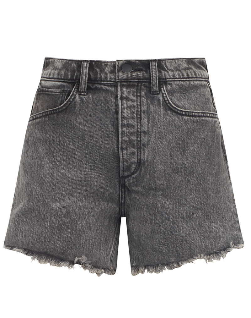 So Soft Medium Wash and Ivory Jean Shorts by Joes Jeans