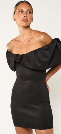 Ruffle Off The Shoulder Dress