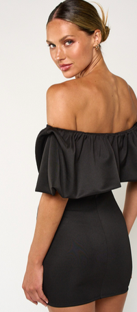 Ruffle Off The Shoulder Dress